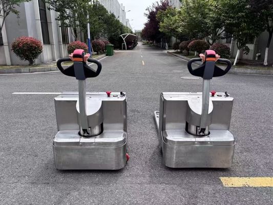 Lithium /Lead-acid Battery Stainless Steel Pallet Truck Uniform Load Capacity  3000 KG