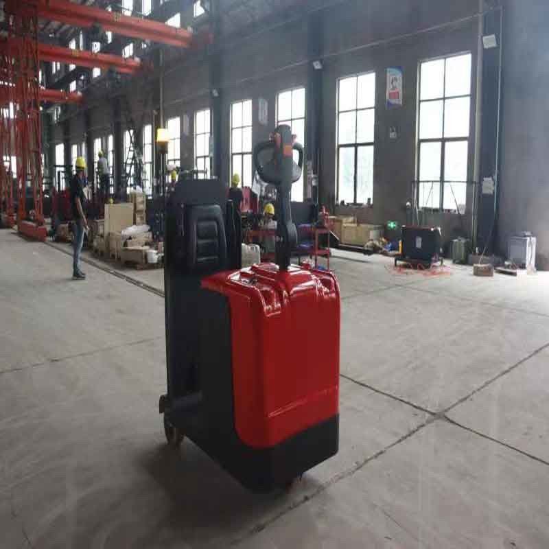 Electric Towing Tractor Standing American CURTIS Electronic Steering Easy to Operate Stepless Adjustment