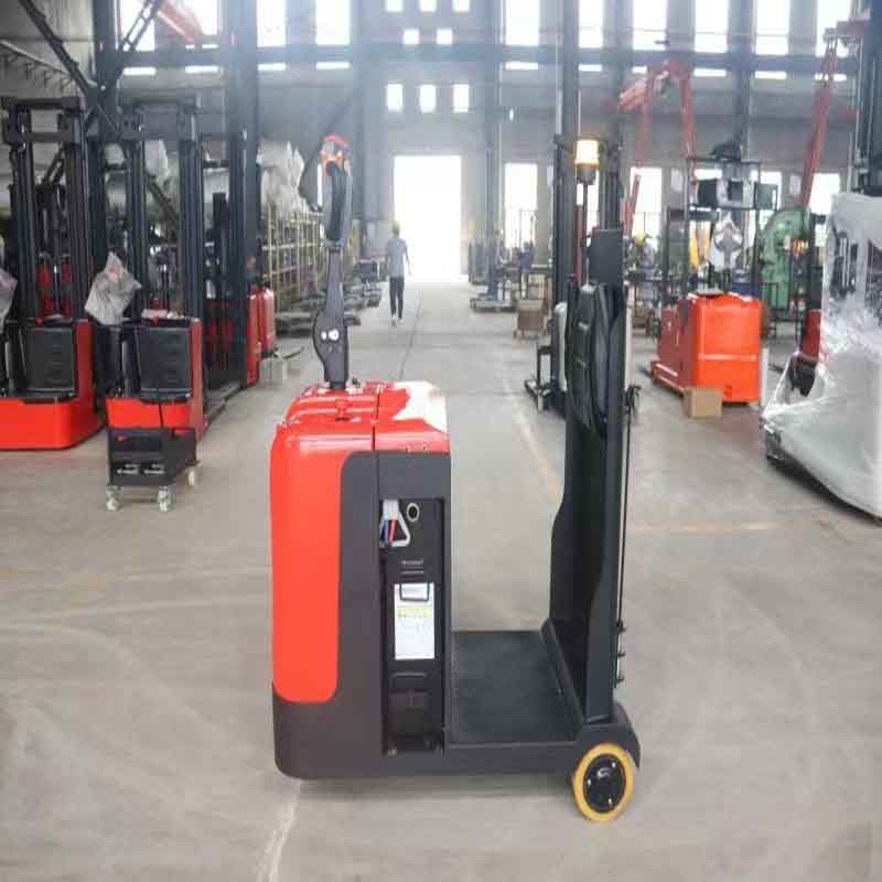 Electric Towing Tractor Standing American CURTIS Electronic Steering Easy to Operate Stepless Adjustment