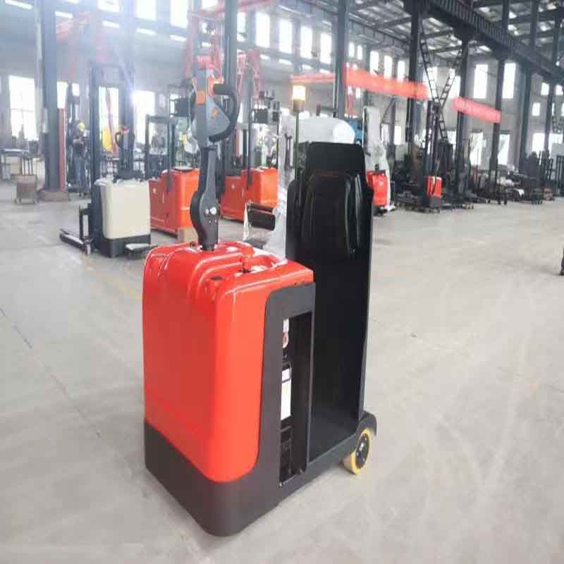 Electric Towing Tractor Standing American CURTIS Electronic Steering Easy to Operate Stepless Adjustment