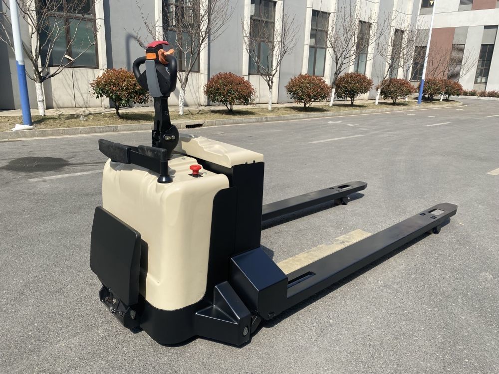 2500 KG Pedestrian Stacker Truck Loading Short Distance Transportation